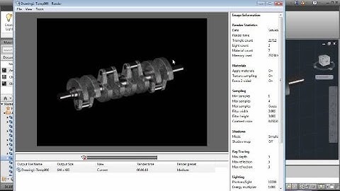 AutoCAD 3D Modeling Crankshaft (Freestyle)