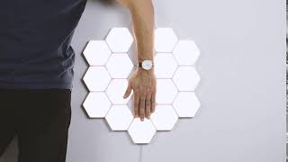 Swiping hands