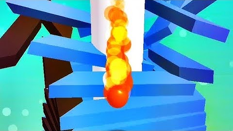 Stack Ball Android Gameplay Level 1,2,3,4,5,6,7,8,9 ✅