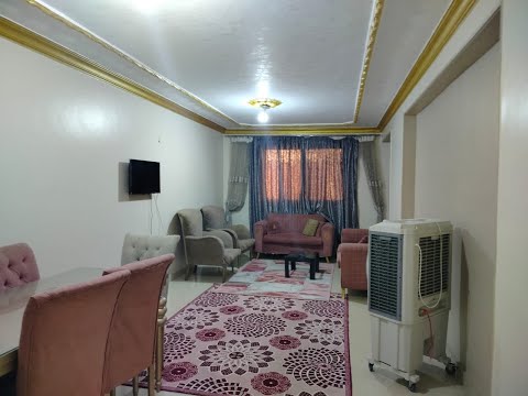 شقه مفروشه للايجار بشارع الخليفه بالقرب من شارع الهرم و السجل المدنى وكايرو مول الهرم الجيزة 15000ج