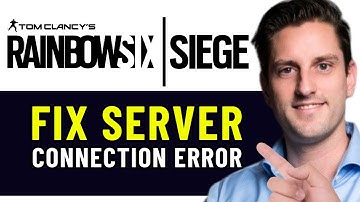 HOW TO FIX RAINBOW SIX SIEGE SERVER CONNECTION ERROR 2025! (FULL GUIDE)