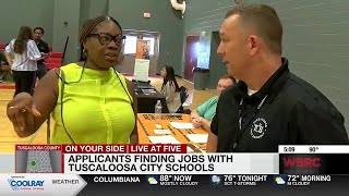 Applicants finding jobs with Tuscaloosa City Schools