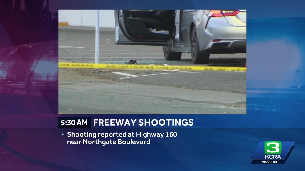 A timeline for the Sacramento freeway shootings on Wednesday