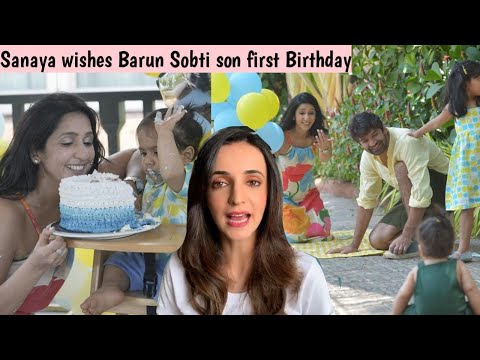 Sanaya Irani wishes Barun Sobti son meer first birthday | Dalljiet | Barun Sobti Son Birthday |