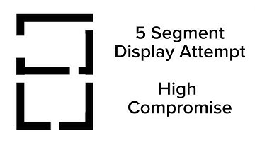 Compromised 5 Segment Display