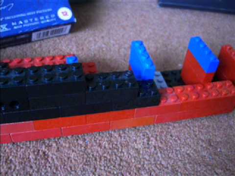 how to make: lego rms titanic model part 1 - youtube
