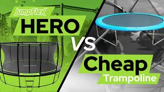 Jumpflex® vs Cheap trampoline: Worth the price?