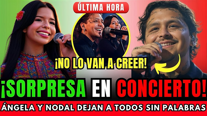 🔥Ángela y Christian Nodal impactan en pleno show con una noticia que nadie vio venir 😱🎤