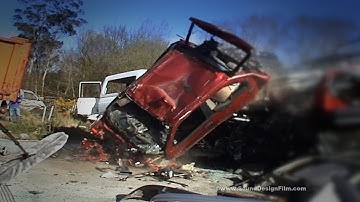 Sound effects recording car crashes