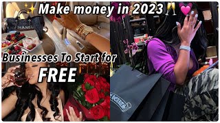 How to make money fast from home/ Businesses that are free to start/ Get rich in 2023/business ideas