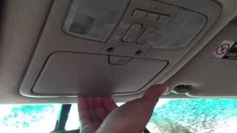 Map Light Housing Removal GX470 4Runner