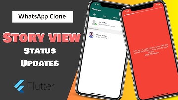 Flutter: WhatsApp Clone Status View | Story View Feature Tutorial