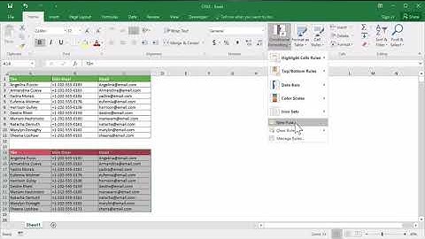 HỌC EXCEL TỔNG QUÁT TRỰC TUYẾN - Bài 48 - Conditional formatting 02
