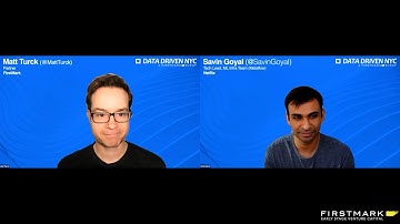 Fireside Chat: Savin Goyal (ML Infra team (Metaflow), Netflix) with Matt Turck (Partner, FirstMark)