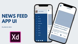 News Feed App UI | adobe XD | 2020 screenshot 5