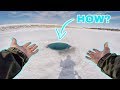 WEIRDEST Thing I've Seen Ice Fishing!!! (HOW?)