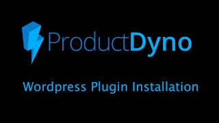 ProductDyno Wordpress Plugin Installation