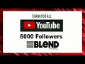 Thank you all  6000 followers youtube channel i valter klein  blend music  