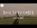 Taylor Swift - Back To December (Taylor