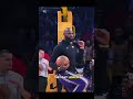LeBron’s pregame routine isn’t what you think… 😳🏀 #nba #basketball #shorts
