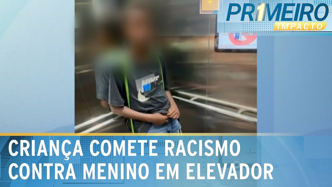 Menino sofre racismo em elevador e mãe da agressora ignora | Primeiro Impacto (06/03/25)