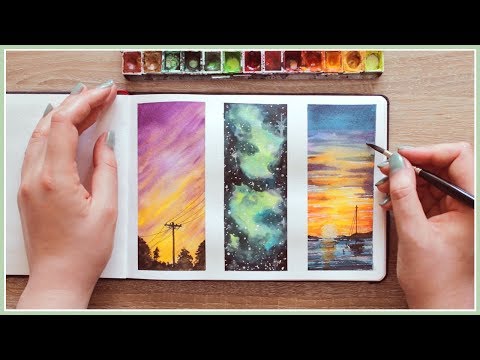 New to Metallic Watercolors? This Is What You Can Do! Art Journal Thursday  