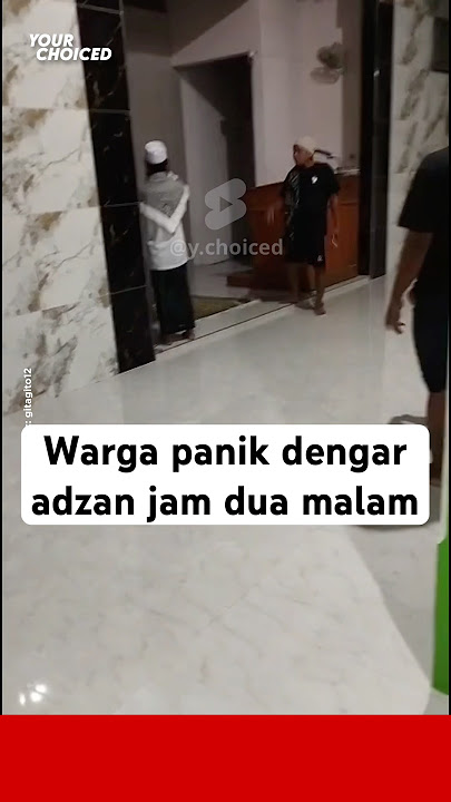 Download lagu The sound of the call to prayer makes people flock to the mosque