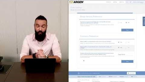 Set your default preferences for easy online ordering at argen.com