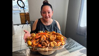 Comiendo Mariscada Estilo Louisiana🦐🦐🦀🔴