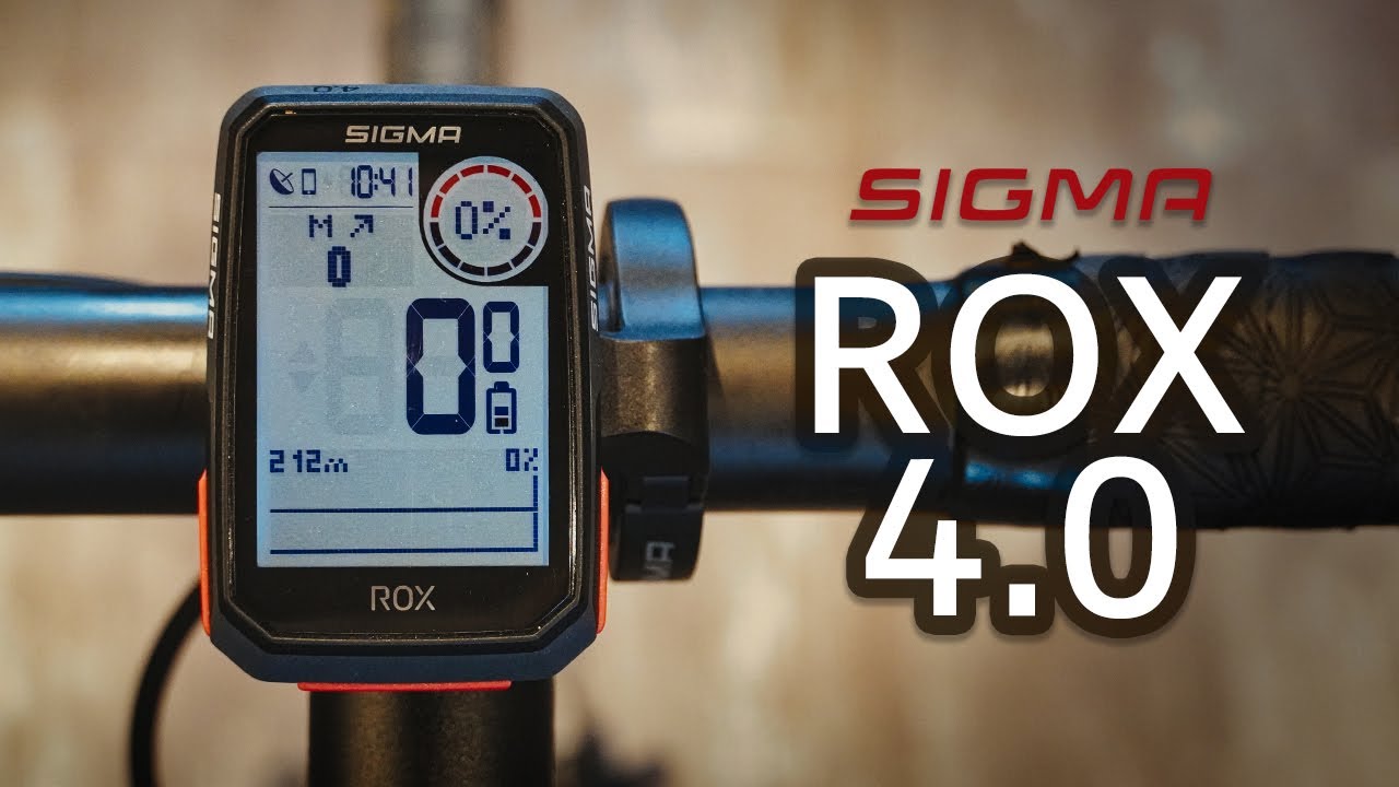 Compteur de vélo Sigma ROX 4.0 + capteur de vitesse et de cadence