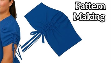 Sleeve design pattern making tutorial for sewing