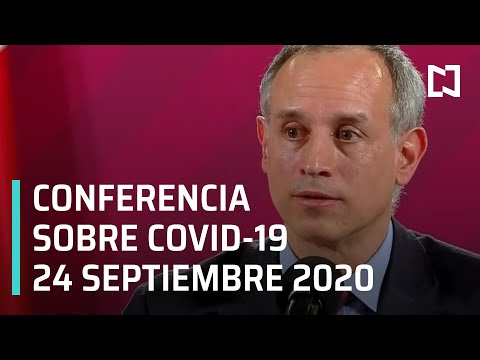 Conferencia Covid-19 en México - 24 septiembre 2020