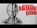 Saitama&#39;nın İki Farklı Yüzü - Adım Adım Çizim Aşamalı / One Punch Man