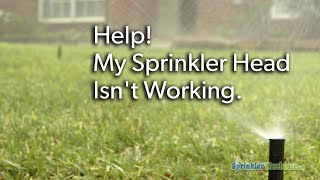 Help! My Sprinkler Head Isn't Working by Sprinkler Warehouse 2,373 views 1 year ago 2 minutes, 49 seconds