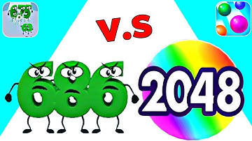 Battle of the Merging Games: Bounce Merge 2048 vs Number Merge Warriors