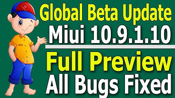 Miui 10 9.1.10 Global Beta Rom| Full Changelog| Miui 10.9.1.10