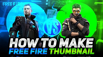How To Make Epic Free Fire Thumbnail In Picsart On Android!