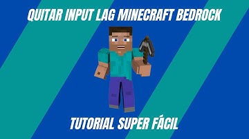 SOLUCIONAR INPUT LAG MINECRAFT BEDROCK SUPER FÁCIL #bedrock #soluciones #minecraft