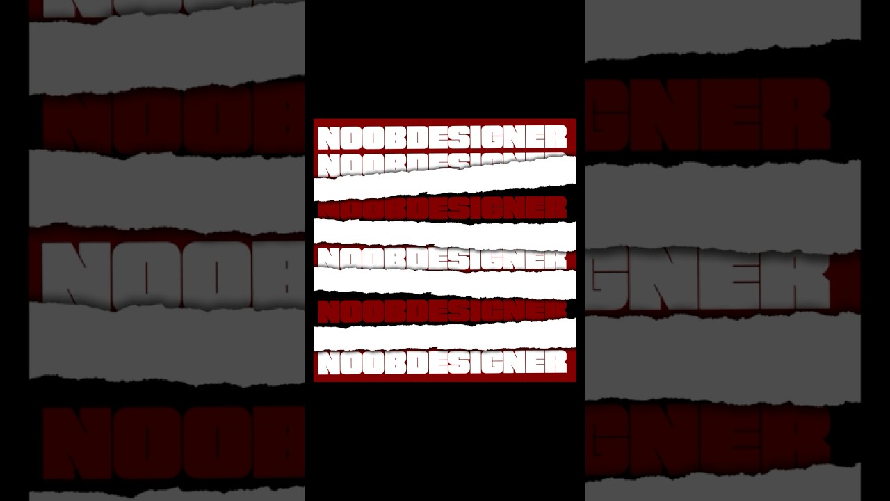 Делаю Эффект порванной бумаги  