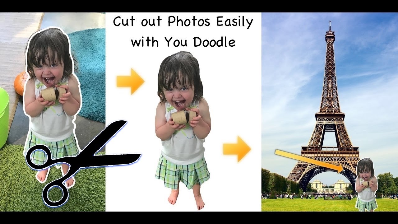 How To Cut Out Photos With You Doodle App On IPhone YouTube