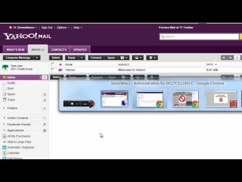 Block Yahoo Mail with a SonicWALL