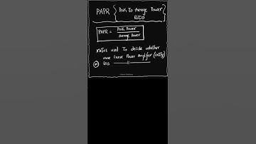 [Interview QnA#21] [Series #61] What is PAPR ? | Overview of PAPR | OFDM | Power Amplifier