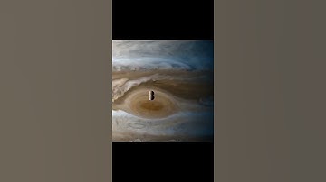 Two Moons orbiting Jupiter || captured by the Cassini space probe || Credit  NASA JPL #shorts