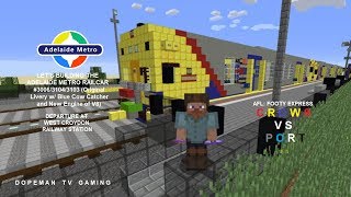 Minecraft: Let's Building the Adelaide Metro Railcar 3006/3104/3103 at West Croydon Railway Station