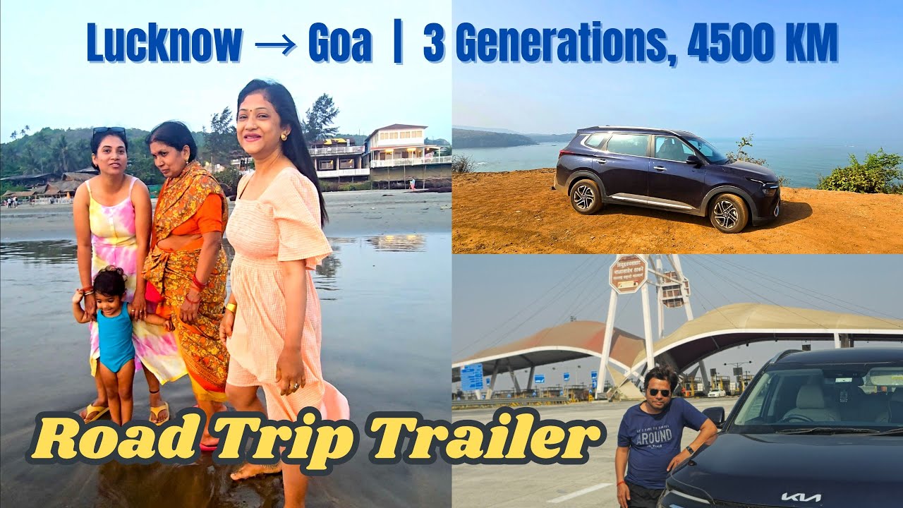 Lucknow to Goa Road Trip Trailer | 3 Generations, 5 States & 4500 KM Adventure | Full Series Teaser