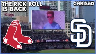 Video thumbnail of "Red Sox get Rick Roll'd by Padres [Full Clip] [HD]"