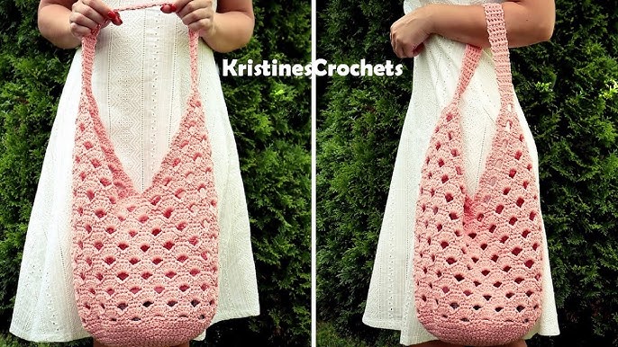 Easy Crochet Tote Bag, Shopping Bag, Beginner Friendly, Tutorial, Crochet  Pattern 