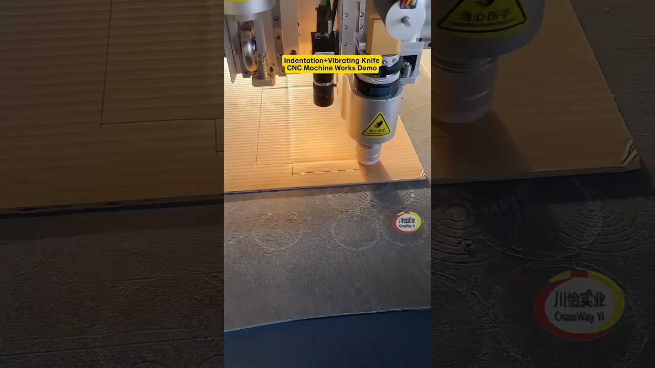CNC Vibrating Knife Cutter And Indentation Machine For Carton box