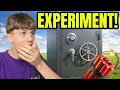 OTEVŘEME SEJF POMOCÍ PYROTECHNIKY 🤯⁉️- EXPERIMENT⚠️
