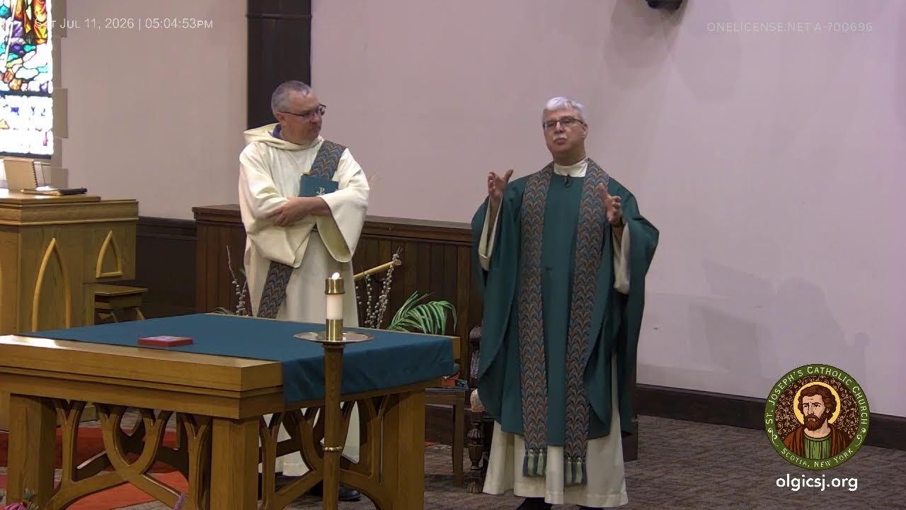 14th Week of Ordinary Time |  Wednesday July 8th 9am